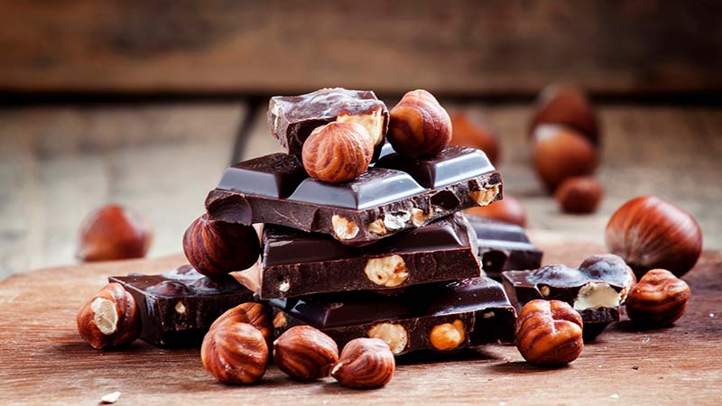 Dark Chocolate and nuts
