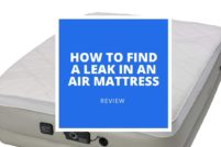 How to Find a Leak in An Air Mattress